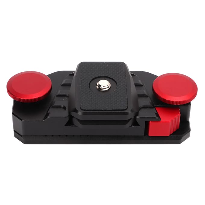 Camera Taille Gesp V Mount Ontwerp Snelontgrendeling Aluminiumlegering Camera Riemclip voor Buiten black