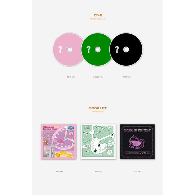 MAAN BYUL-CITT (Kaas in de val) Enkel album Trap ver. gray