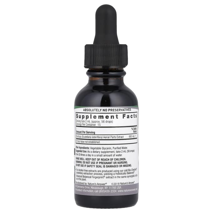 Nature'S Answer, Golmud Bloemenextract, Alcoholvrij, 665mg, 30ml(1 fl oz)