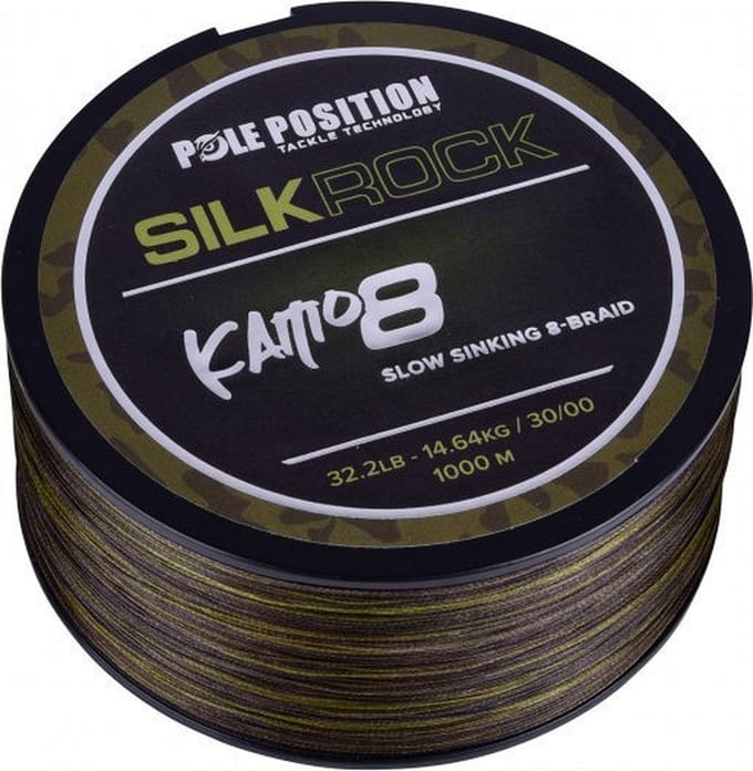 Pole Position - Silkrock - Kamo - 8 Braid - 1000m -0.26mm 6.45kg - Gevlochtenlijn