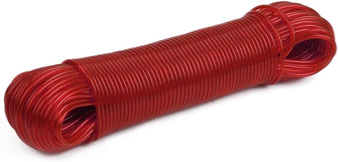 Stevige Waslijn met Staaldraad Kern 50 Meter voor Buiten en Camping