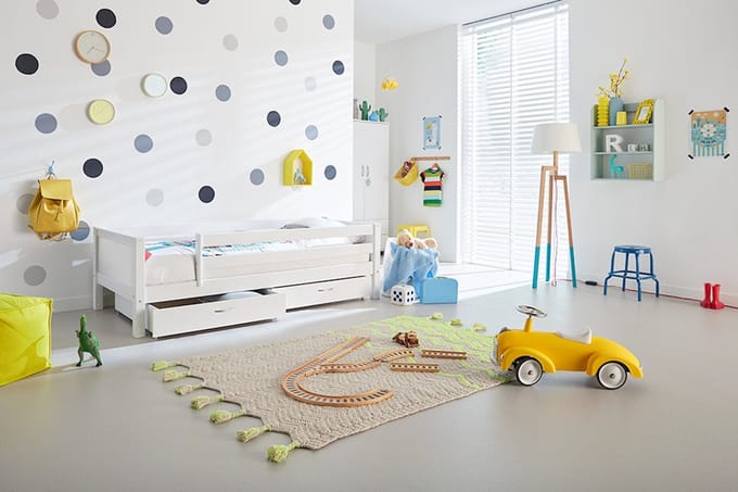 Flexworld Bedbank Jip met uitvalbeveiliging - 90 x 200 cm - wit
