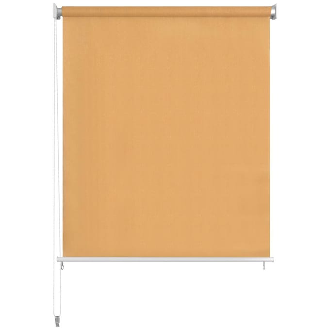 vidaXL - Rolgordijn - voor - buiten - 145(B)x230(H) - cm - beige