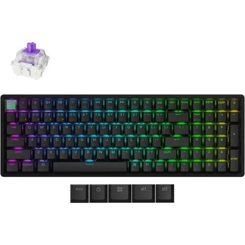 Keychron K4 HE toetsenbord Nebula switch zwart