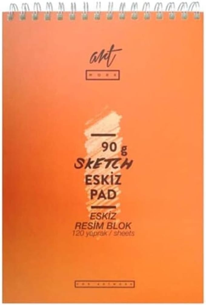 Schetsblok - Tekenen Papier - Creatief Ontwerp - Spiraalbinding Boven - A5 120 Vellen
