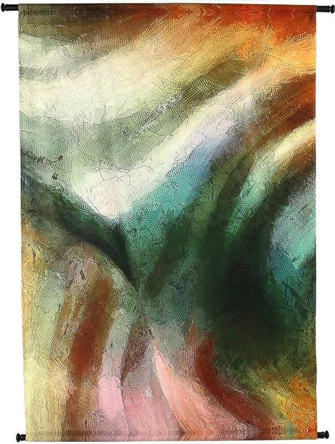 HD Collection Wanddoek Wave Mix 105x3x136cm