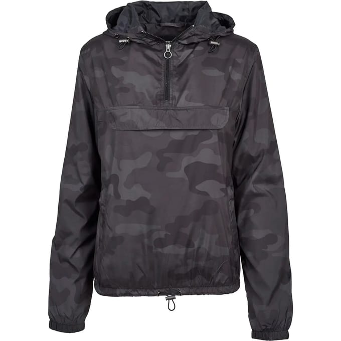 Urban Classics - Camo Pullover Jas - S - Groen/Groen