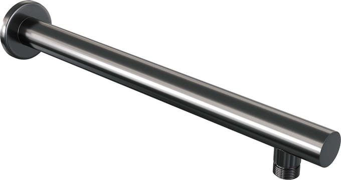 Brauer Muurarm Recht - Gunmetal Geborsteld Pvd