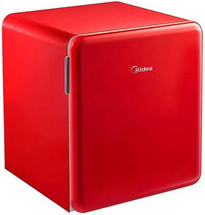 Mini Koelkast - Drank Koeler - Kleine Ruimte - Energieklasse E - 47 Liter - Rood