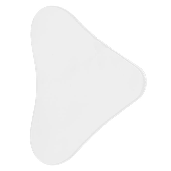 Patch Anti-Rides pour le Décolleté en Silicone Transparent Réutilisable Pad pour Rides du Décolleté 13,2 X 14 cm white