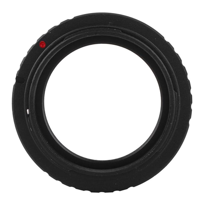 Metalen Adapterring T2 Mount Telescoopobjectief voor Canon EOS Camera M42X0.75mm Schroefdraad black