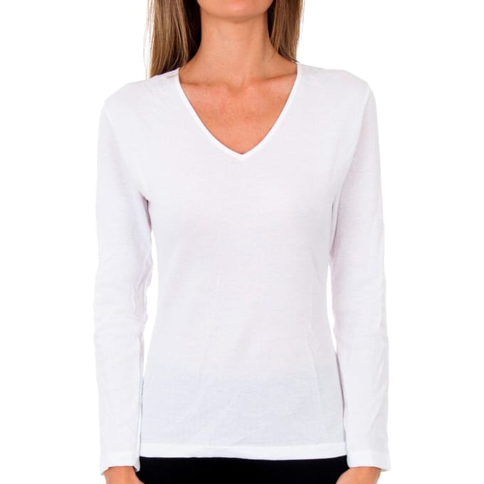 APP01AM dames t-shirt met microthermische lange mouwen