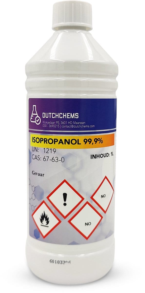 Isopropylalcohol - Isopropanol - IPA - 1 liter fles
