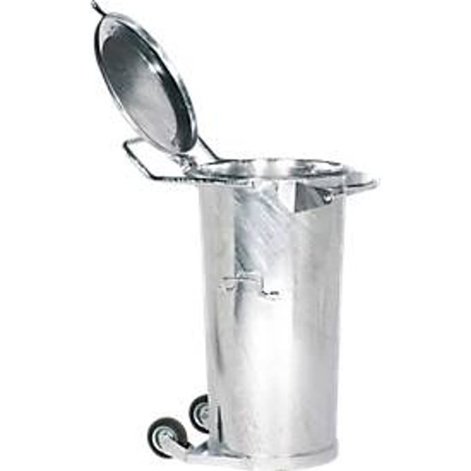 Systeem-vuilnisemmer, 110 l, met beugel + wielen