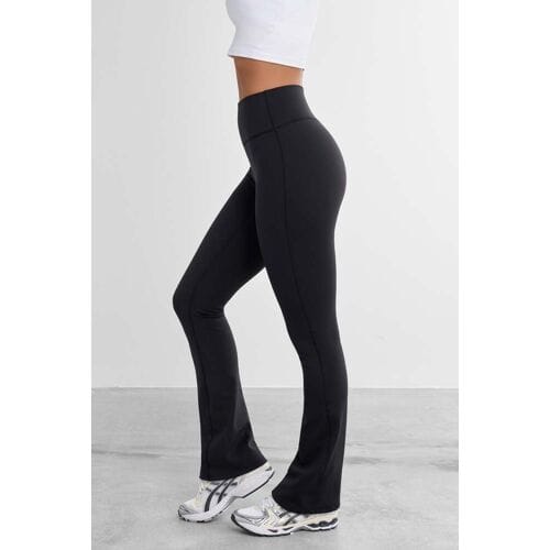 FAMME Warming Flared Leggings Black M