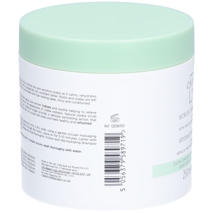 Christophe Robin Scrub vochtinbrengende crème met aloë vera 250 Crème