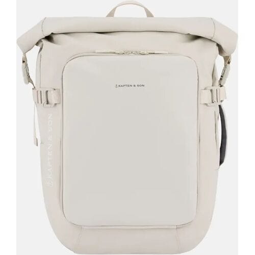 Kapten & Son Lisbon roll-top laptoprugzak sandstone
