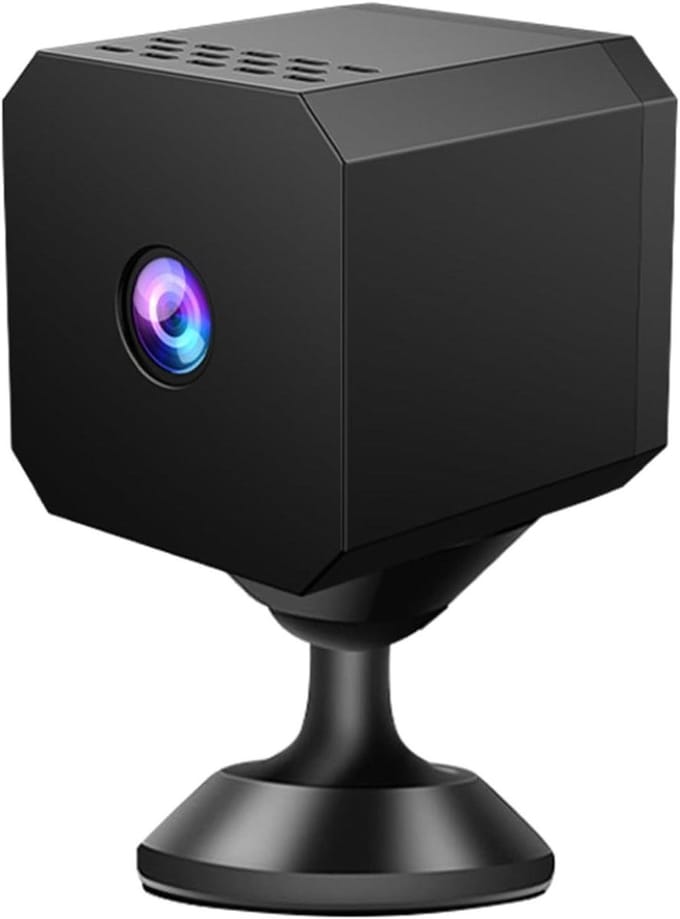 Draadloze Beveiligingscamera - Thuisbewaking Camera - Huis Bewaken - AI Bewegingsdetectie - 7 x 5 x 4 cm - Wit