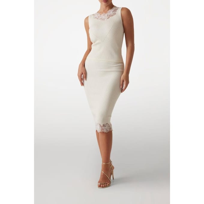 GUESS Marciano By  Candice Sweater Skirt Sandy Shore Taglia: M | Minigonne Outlet | Donna | Marrone