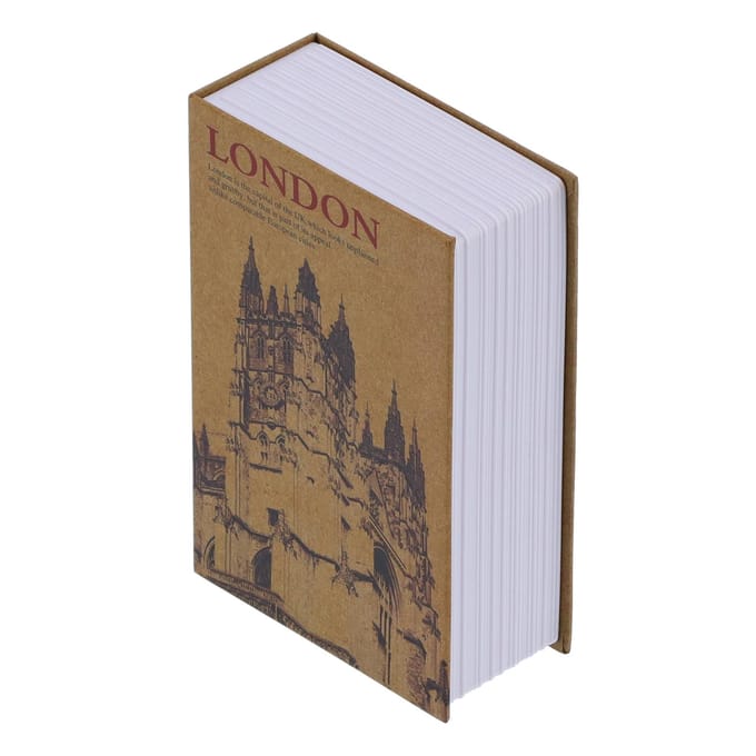 Mini coffre-fort en forme de livre, boîte de rangement pour argent, objet important white