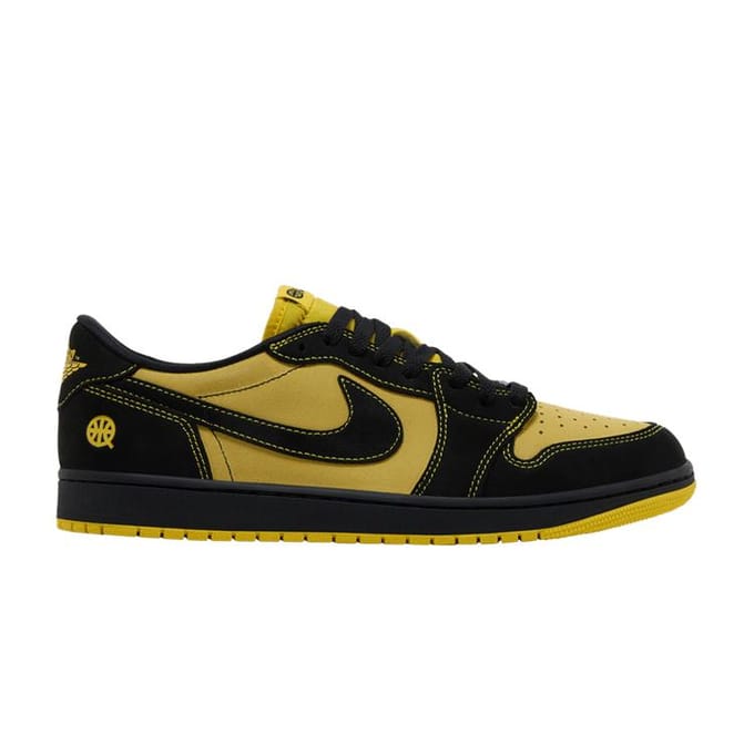 Jordan 1 Retro Low OG Quai 54 Zwart Tour Geel Rood 40.5 black