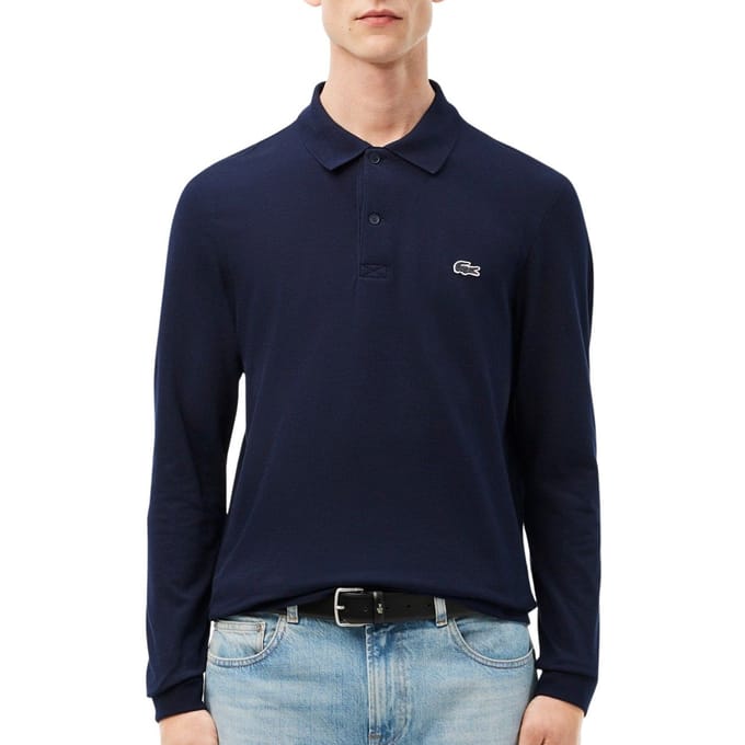 Lacoste Regular Fit Longsleeve Polo Heren - Maat XS