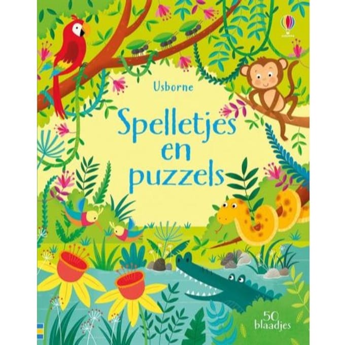 Usborne Spelletjes en puzzels - puzzelboek