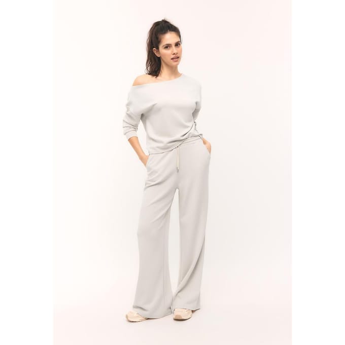 Stradivarius Palazzo jogger met zachte touch  Steen M