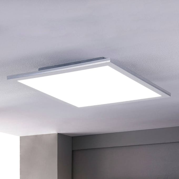 Lindby LED paneel Livel, CCT, 62 cm x 62 cm, afstandsbediening