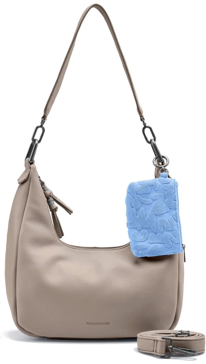 FREDsBRUDER schoudertas Color Kiss Collection Hobo Bag Taupe
