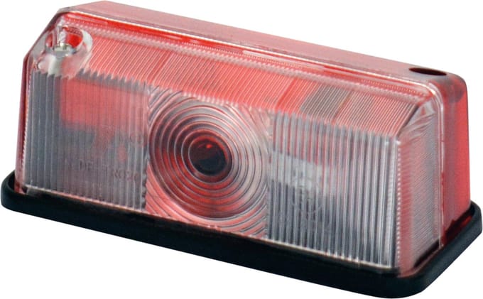 Carpoint Breedtelicht 12 Volt Rechthoek 95 Mm Rood/wit