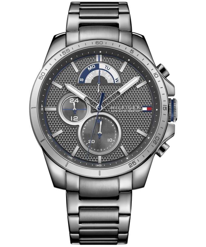 Tommy Hilfiger TH1791347 Horloge - Staal  - Grijs  - Ø 46 mm