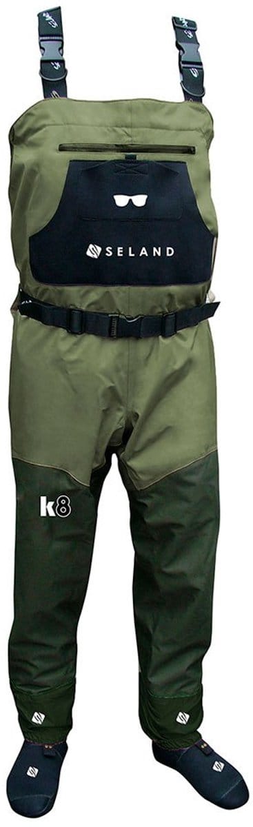 Seland K8c Ademende Waadpak Groen EU 41-42 / M Man