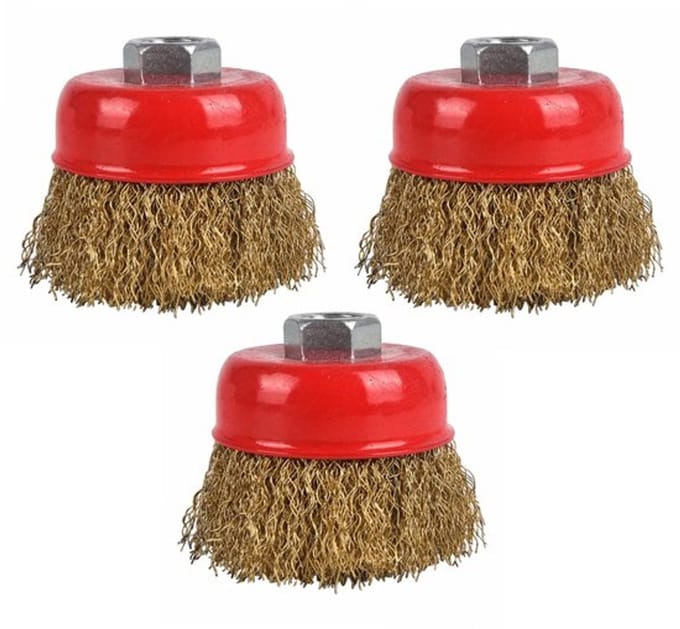 Dailygoods- Draadborstel 65 mm - Roterende Staaldraadborstel