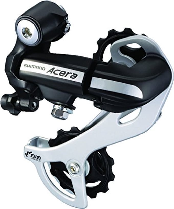 Achterderailleur - Fietsversneller - Mountainbiken - Smart Cage technologie - 7/8 Speed - Zwart