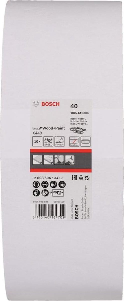 Bosch Schuurband 100x610mm K40 10 stuks