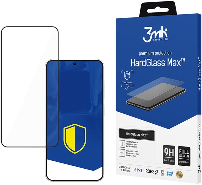 Samsung Galaxy S25 Edge - 3mk HardGlass Max zwart