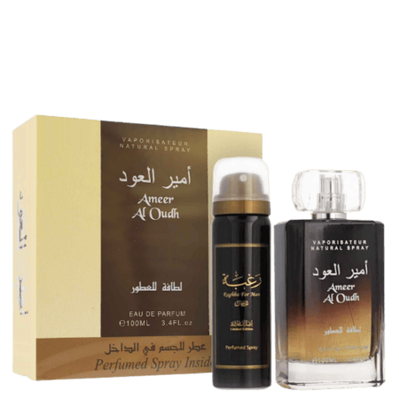 Lattafa Ameer Al Oudh Giftset 150 ml - Edp Spray 100ml/Deo Spray 50ml
