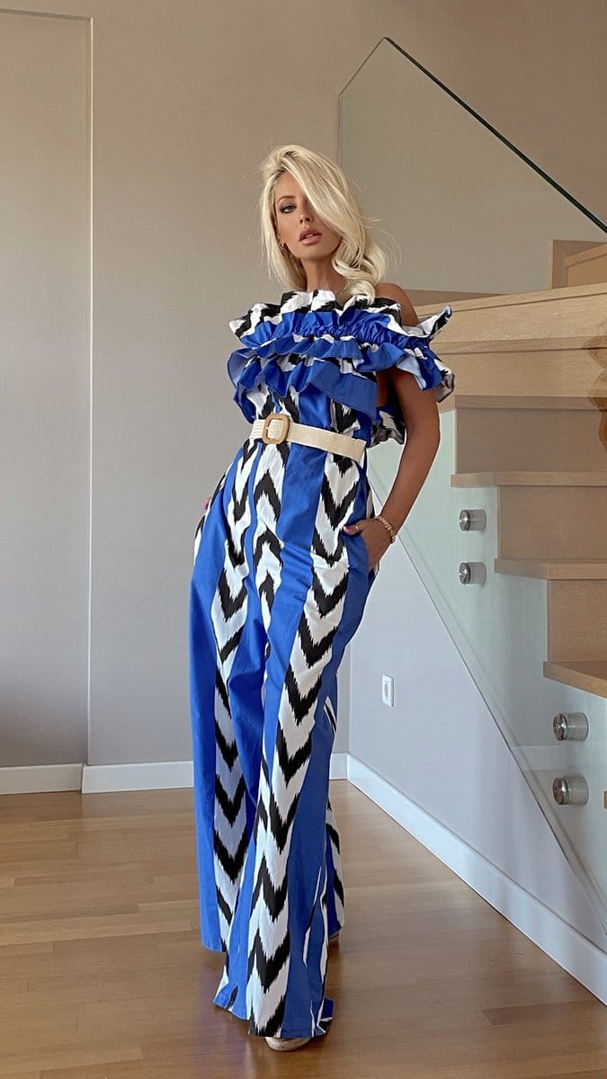JUMPSUIT/BLAUW/ONESIZE/SIRMAZA