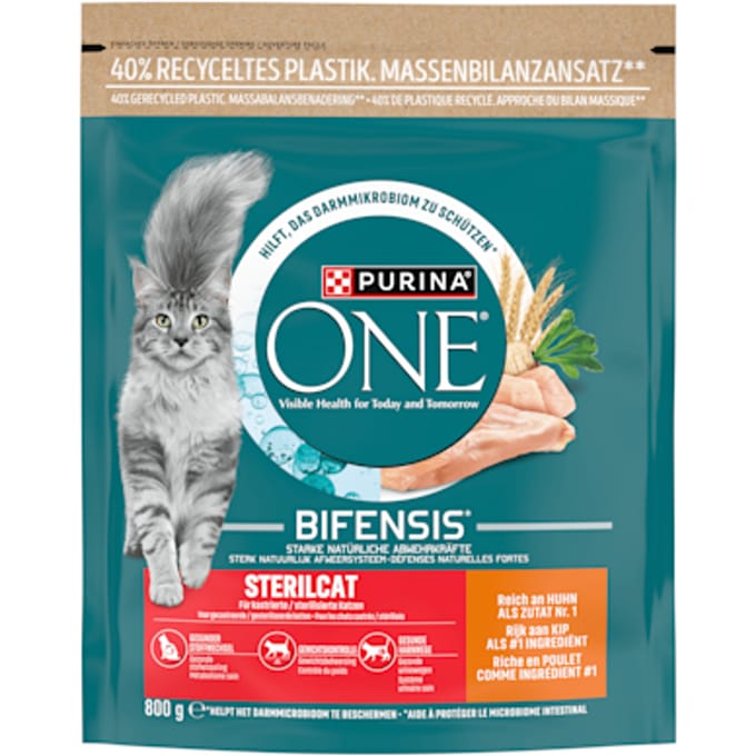 Purina ONE Adult Sterilcat Kip - Tarwe 800 gr