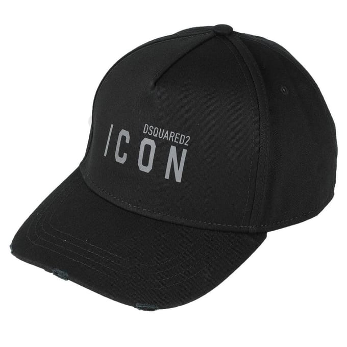 DSquared2 Icoon Baseballpet voor dagelijks gebruik (Zwart)