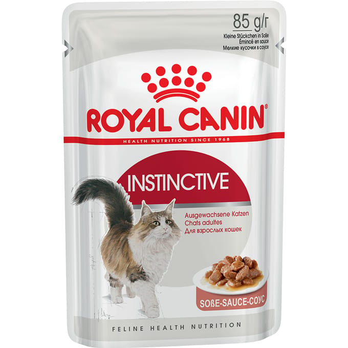 48x85g Instinctive in Saus Royal Canin Kattenvoer