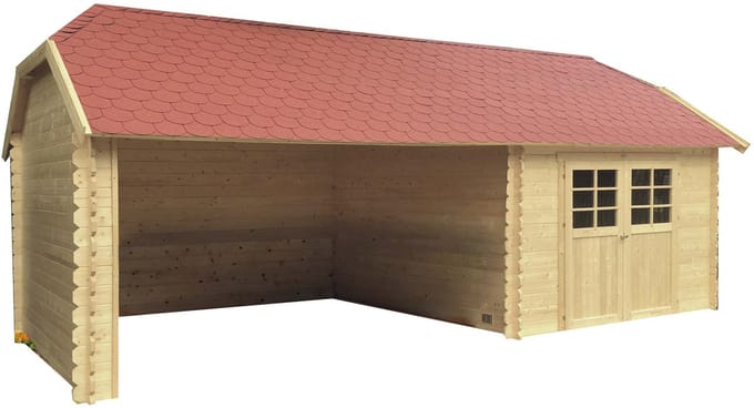 Solid Superia York Tuinhuis - Vuren - Geïmpregneerd - 665,2x298x320,1cm