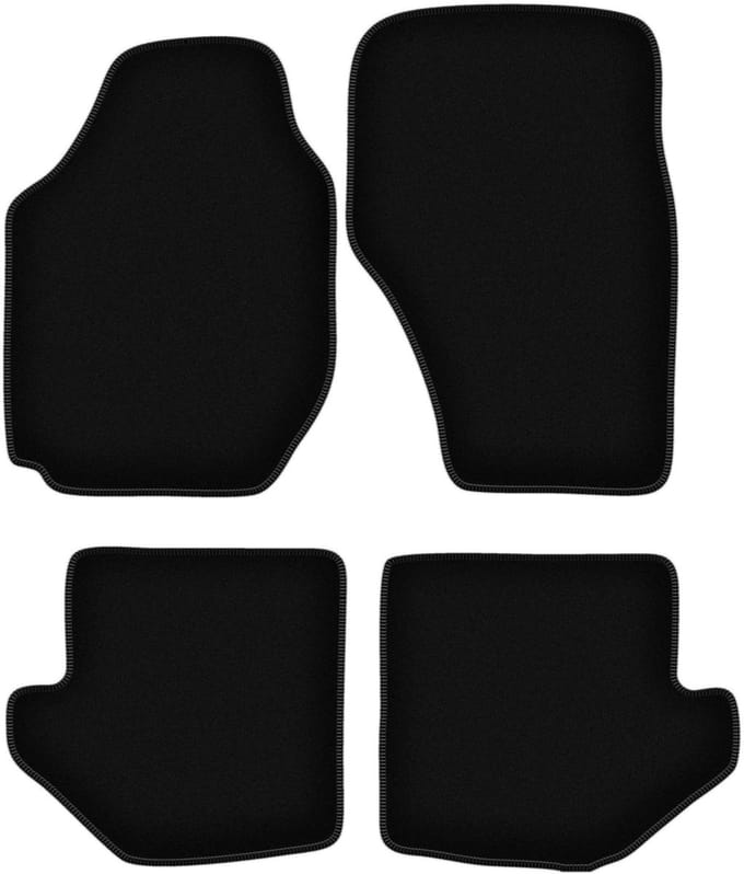 BASIC zwarte veloursmatten voor: Toyota RAV4 I SUV (1994-2000)