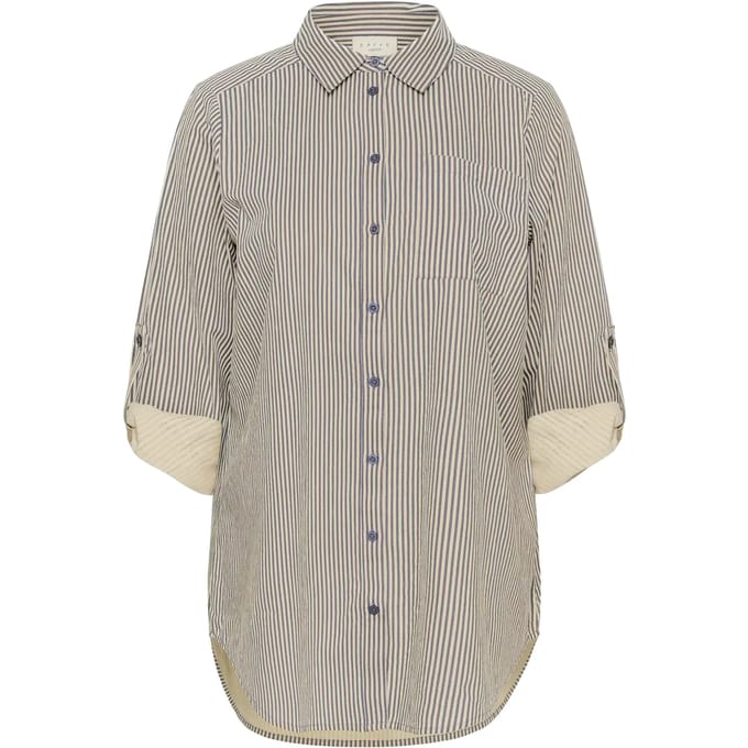 Dames tuniekblouse KAFFE Curve Nana Striped