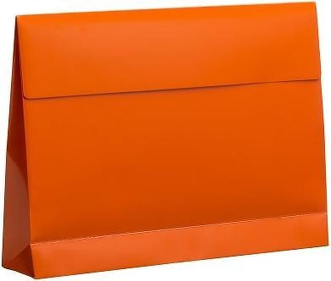Cadeau envelop glossy, 30x6x22+7cm ORANJE (100 stuks)
