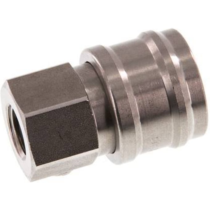 RVS DN 7.2 (Euro) Luchtkoppeling Snelkoppeling G 1/4 inch Binnendraad - CLS7-F-S-014