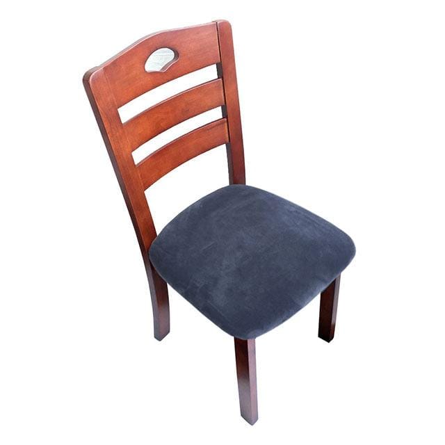 Housse de chaise extensible en velours extensible, protection de siège solide, étui de siège élastique pour salle à manger, ordinateur, plage universal sizes gris