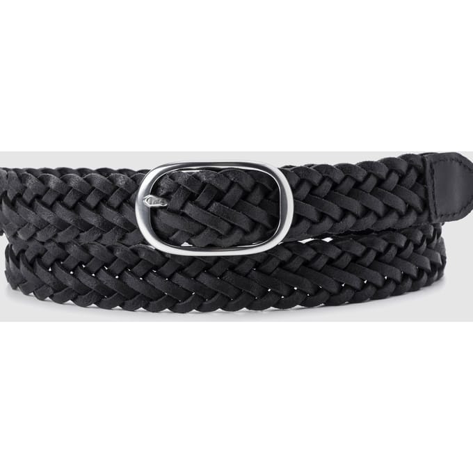 Levi's Charlie Braid Belt Black Taglia: 60 | Cinture Outlet | Donna | Nero
