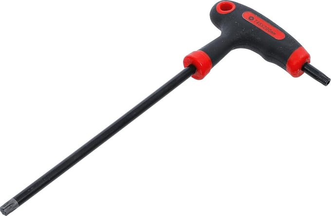Schroevendraaier met T-greep en zijlemmet - T-profiel Torx T45